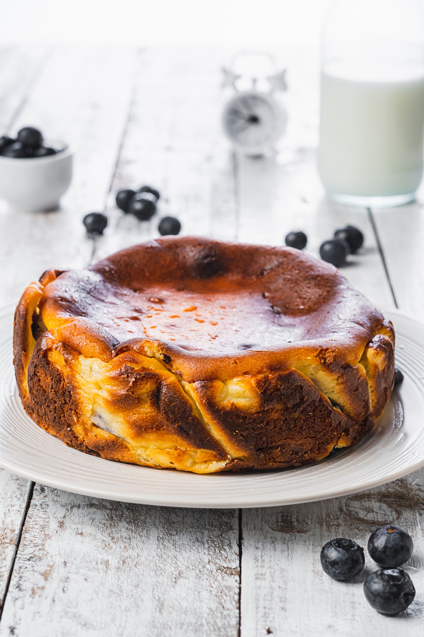 Blueberry Basque Burnt Cheesecake